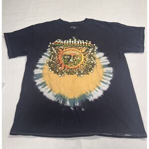Vintage Sublime Tie Dye Logo T Shirt Size Extra Large